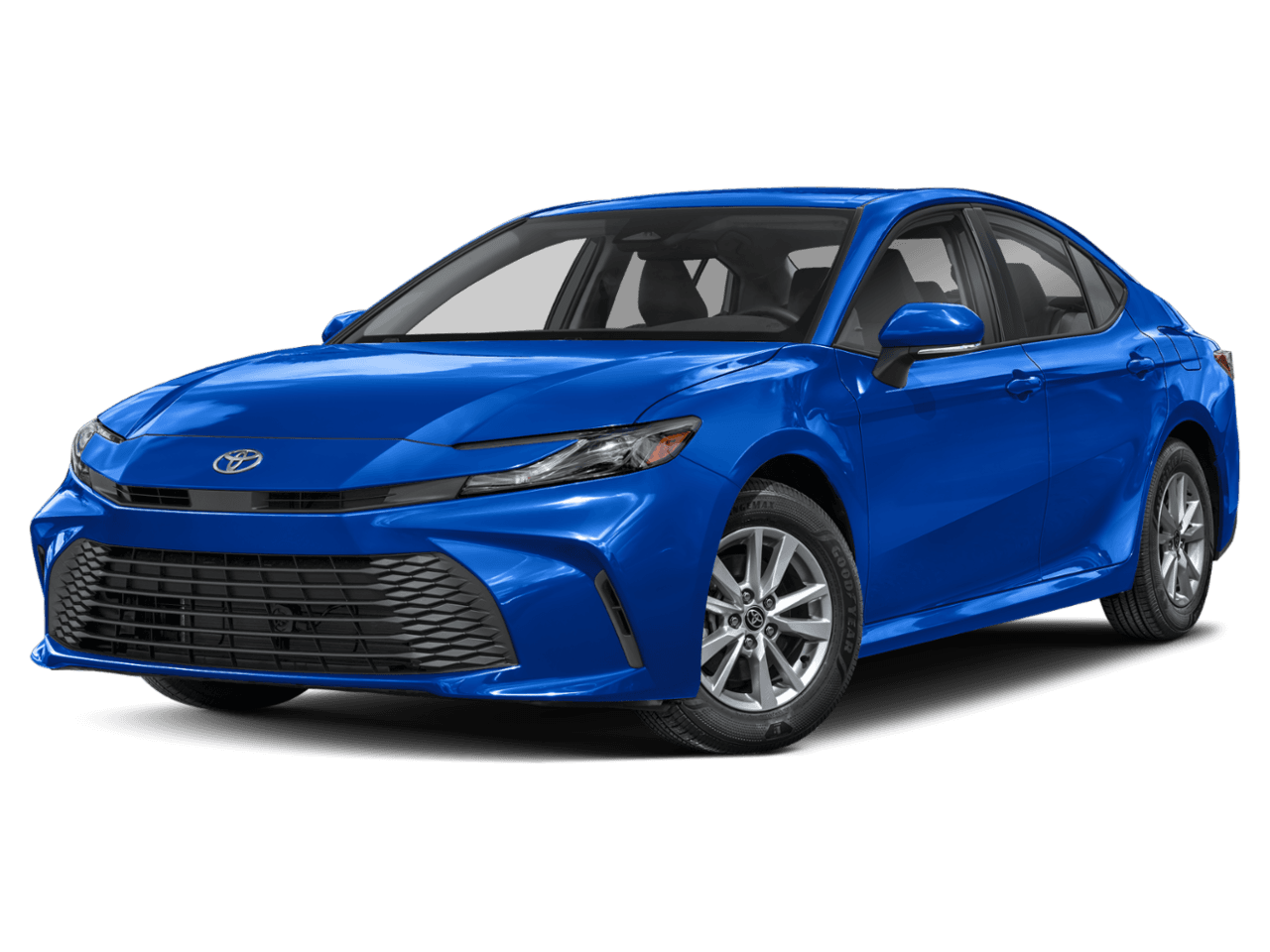2025 Toyota Camry LE - Front 3/4, facing to the left