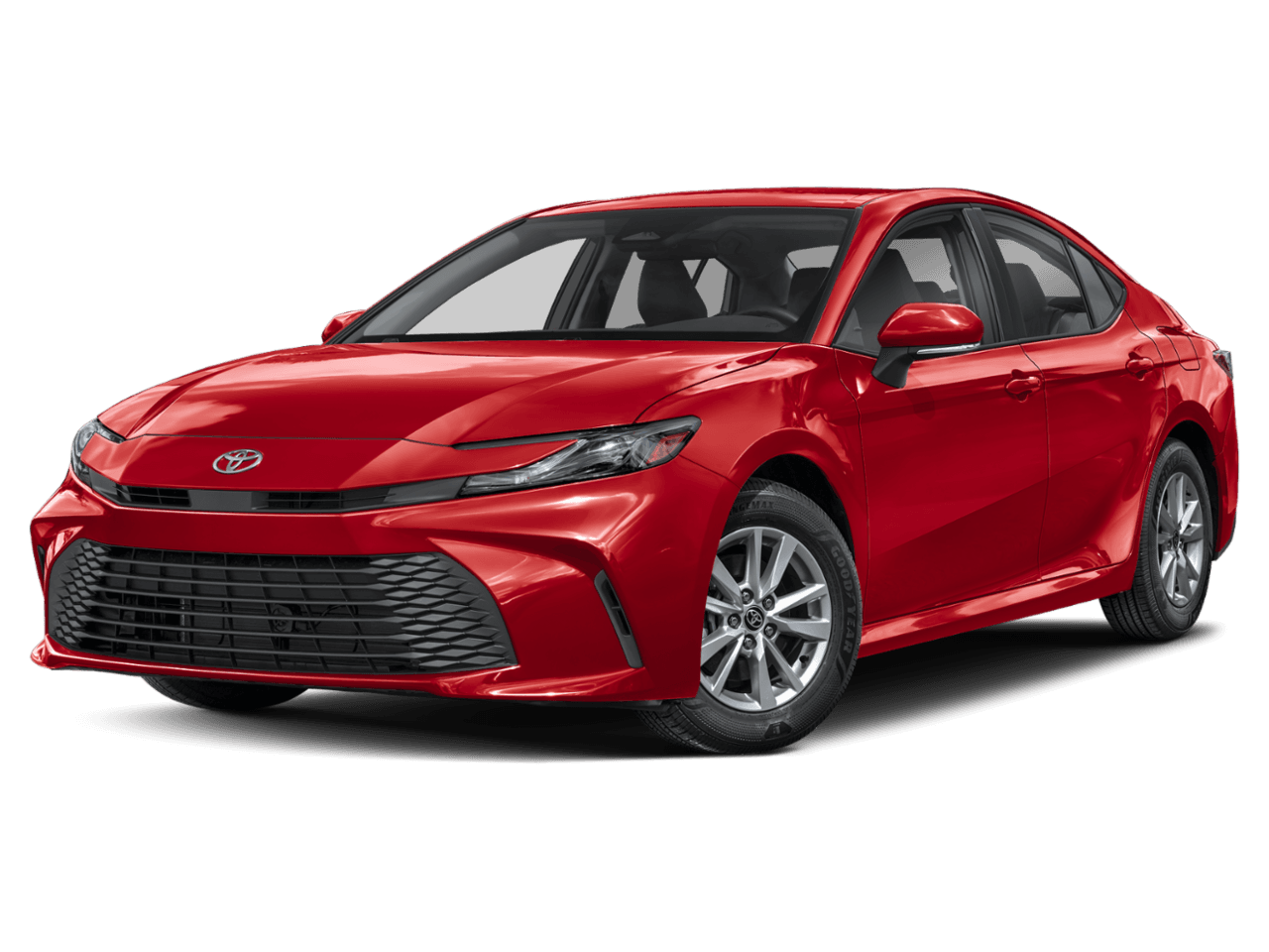 2025 Toyota Camry LE - Front 3/4, facing to the left