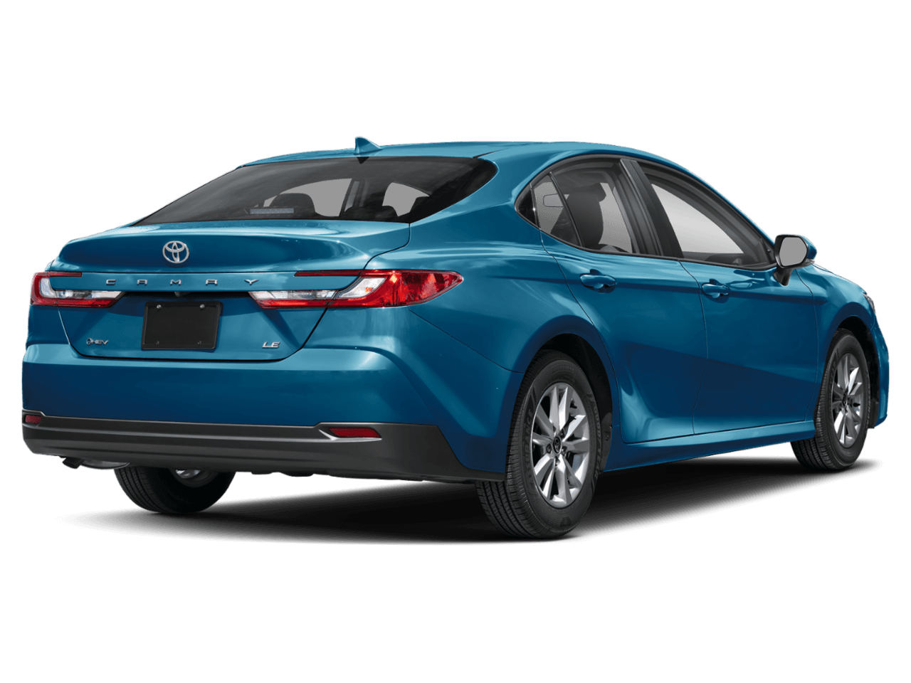 2025 Toyota Camry LE - Rear 3/4, facing to the right