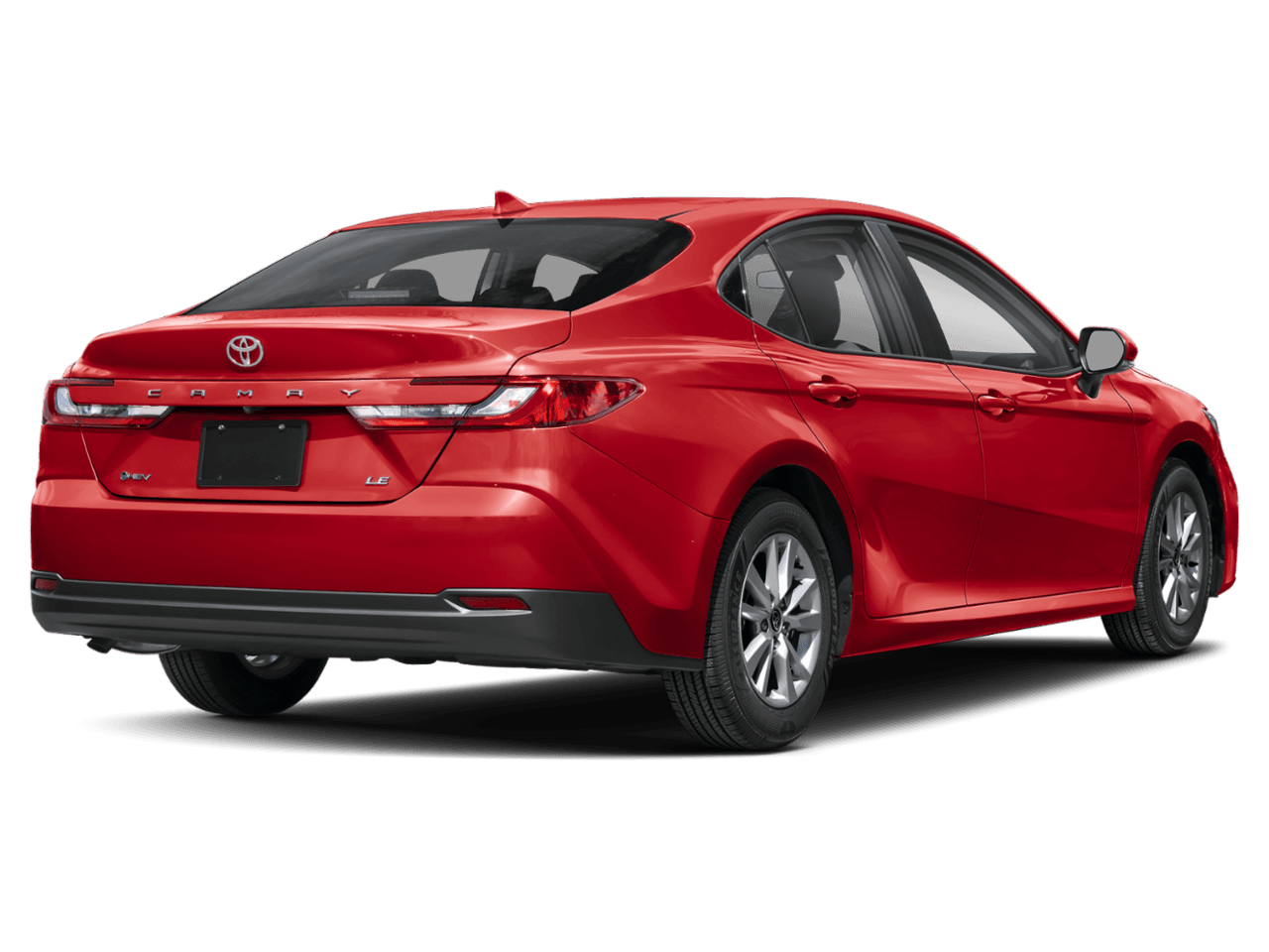 2025 Toyota Camry LE - Rear 3/4, facing to the right