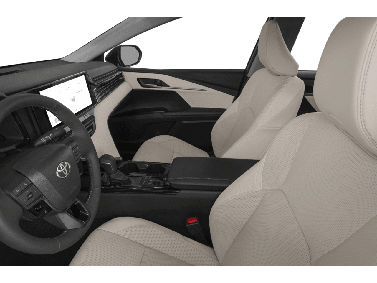 2025 Toyota Camry XLE - Interior Driver's Side with Door Open, Front Seat Feature