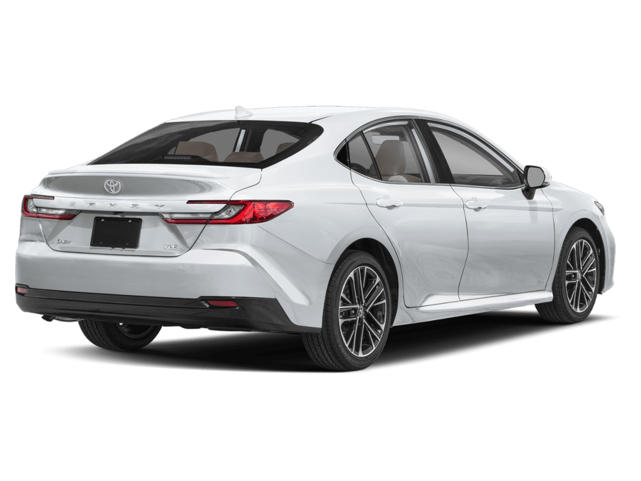 2025 Toyota Camry XLE - Rear 3/4, facing to the right