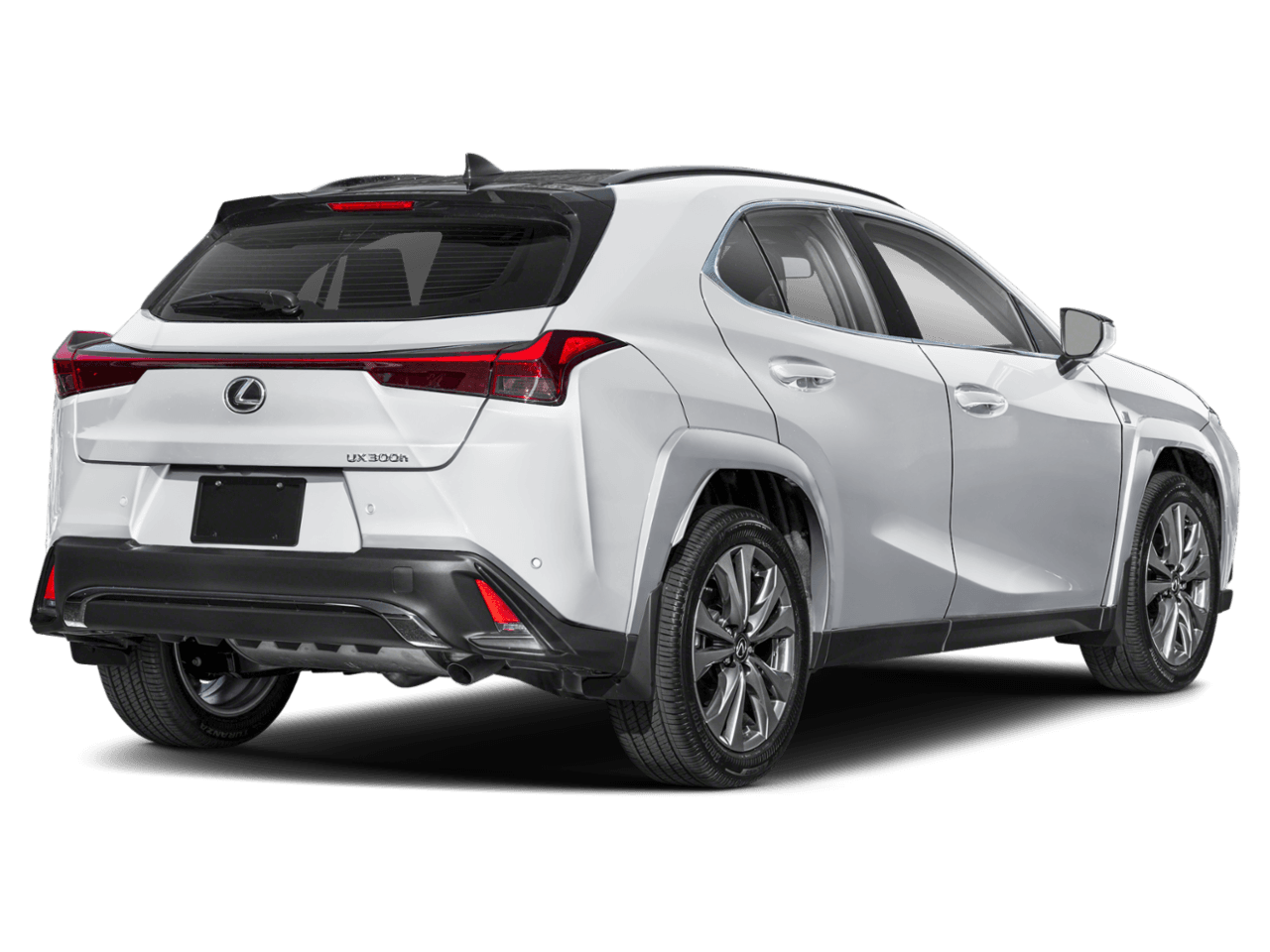 2025 Lexus UX UX 300h F SPORT Design - Rear 3/4, facing to the right