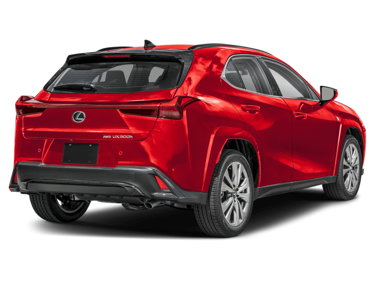 2025 Lexus UX UX 300h F SPORT Handling - Rear 3/4, facing to the right