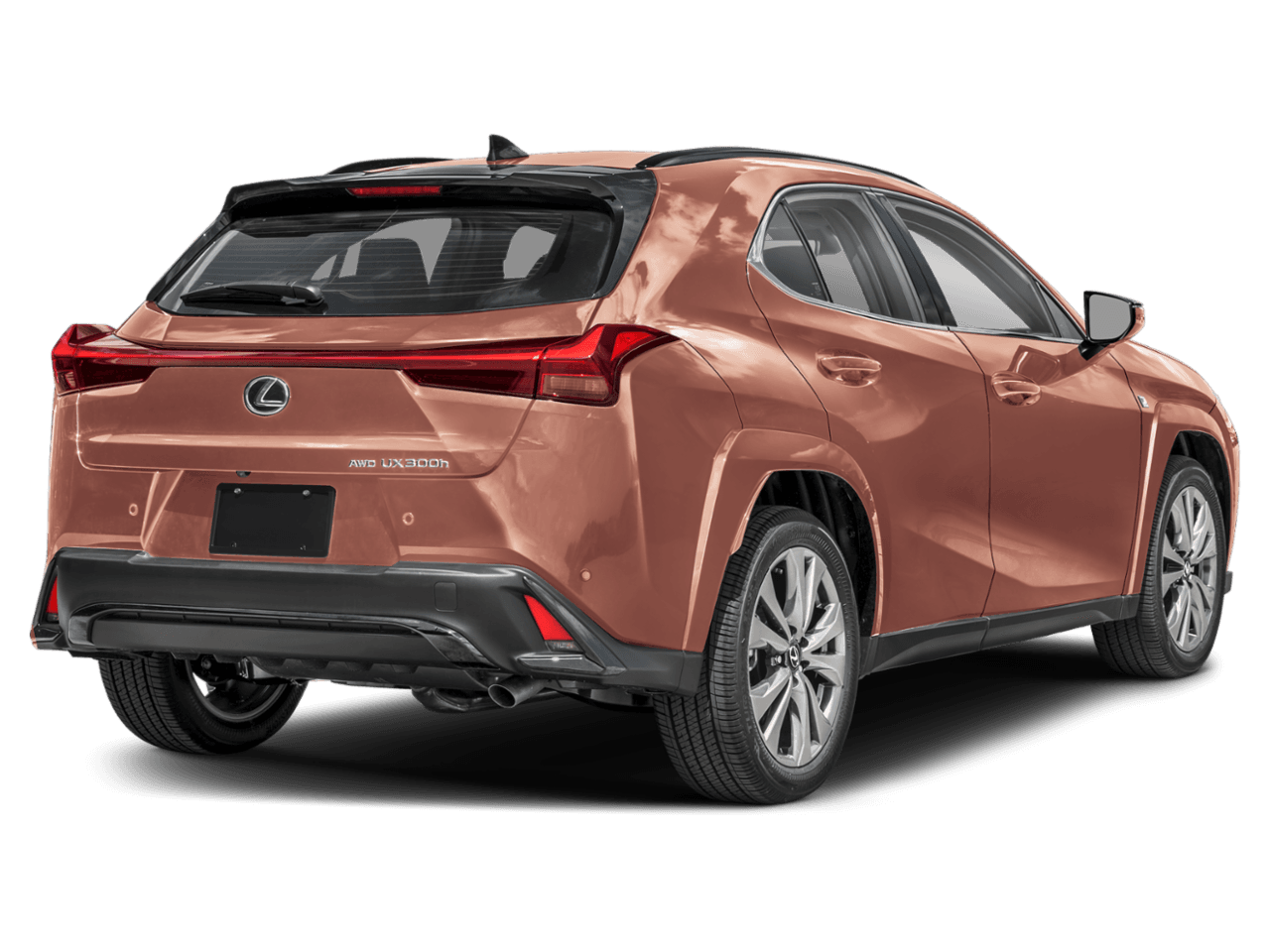 2025 Lexus UX UX 300h F SPORT Handling - Rear 3/4, facing to the right
