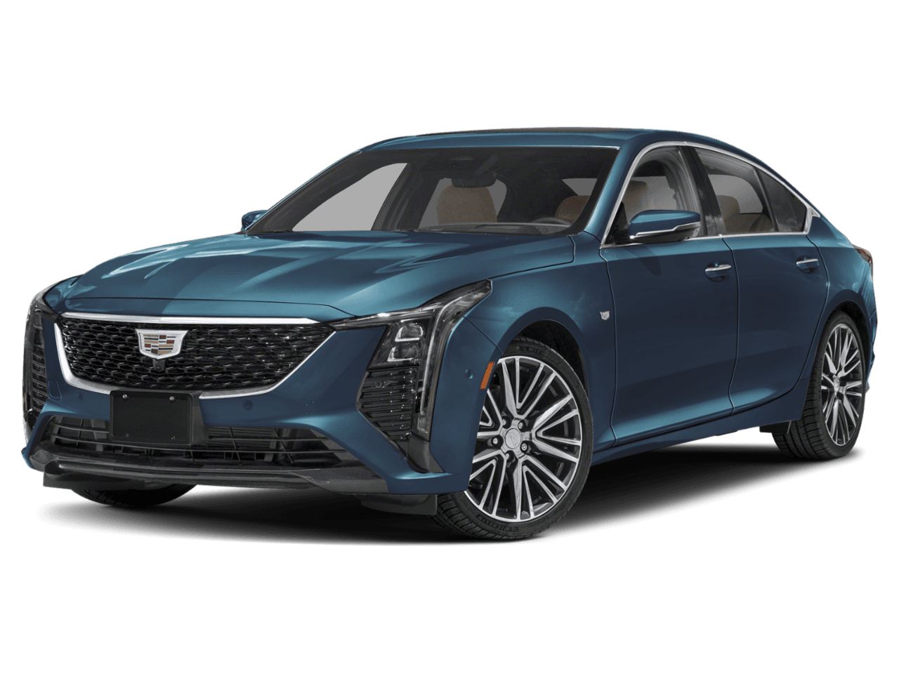 2025 Cadillac CT5 Premium Luxury - Front 3/4, facing to the left