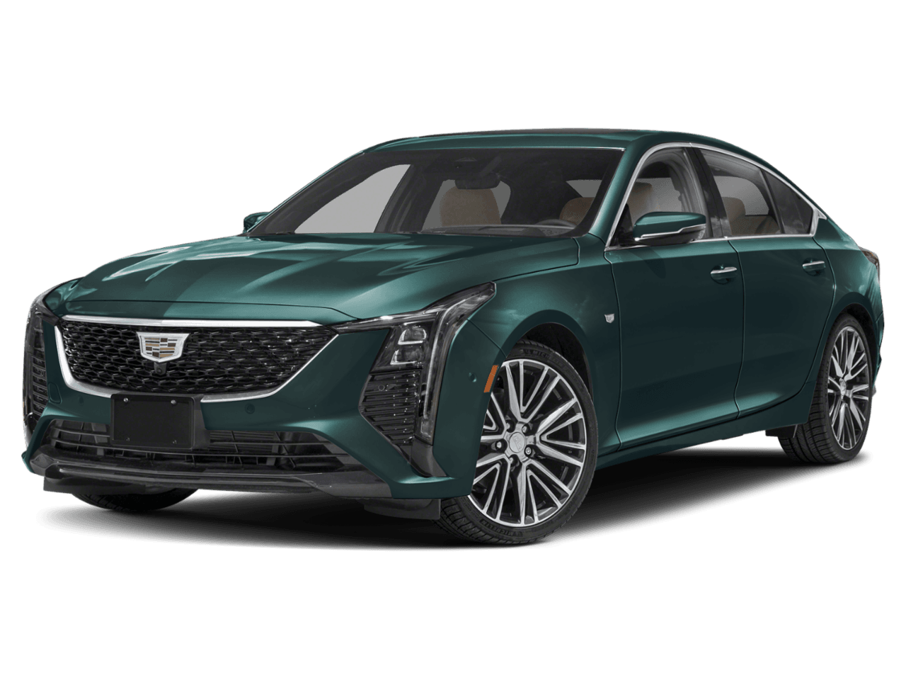 2025 Cadillac CT5 Premium Luxury - Front 3/4, facing to the left