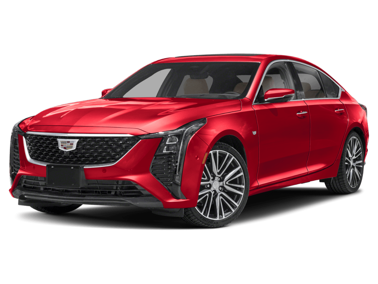 2025 Cadillac CT5 Premium Luxury - Front 3/4, facing to the left