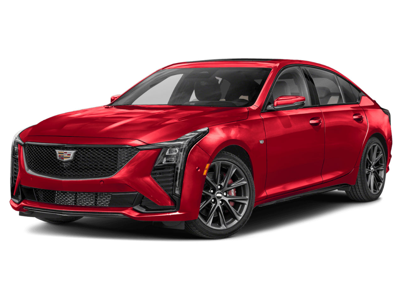 2025 Cadillac CT5 Sport - Front 3/4, facing to the left