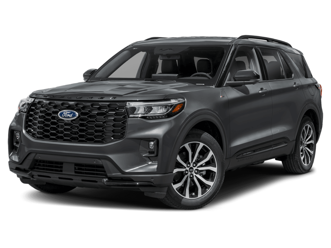2025 Ford Explorer ST-Line - Front 3/4, facing to the left