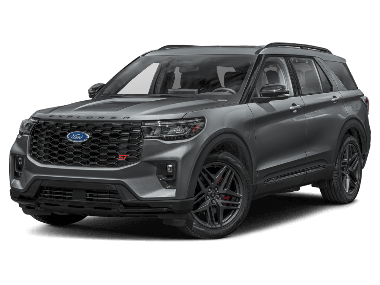2025 Ford Explorer ST - Front 3/4, facing to the left