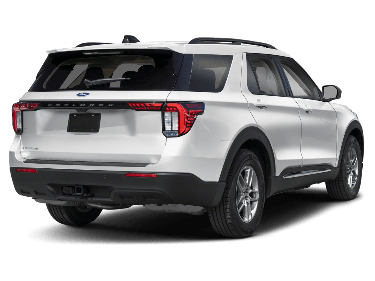 2025 Ford Explorer Active - Rear 3/4, facing to the right
