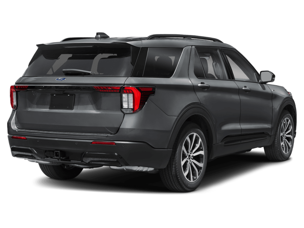 2025 Ford Explorer ST-Line - Rear 3/4, facing to the right