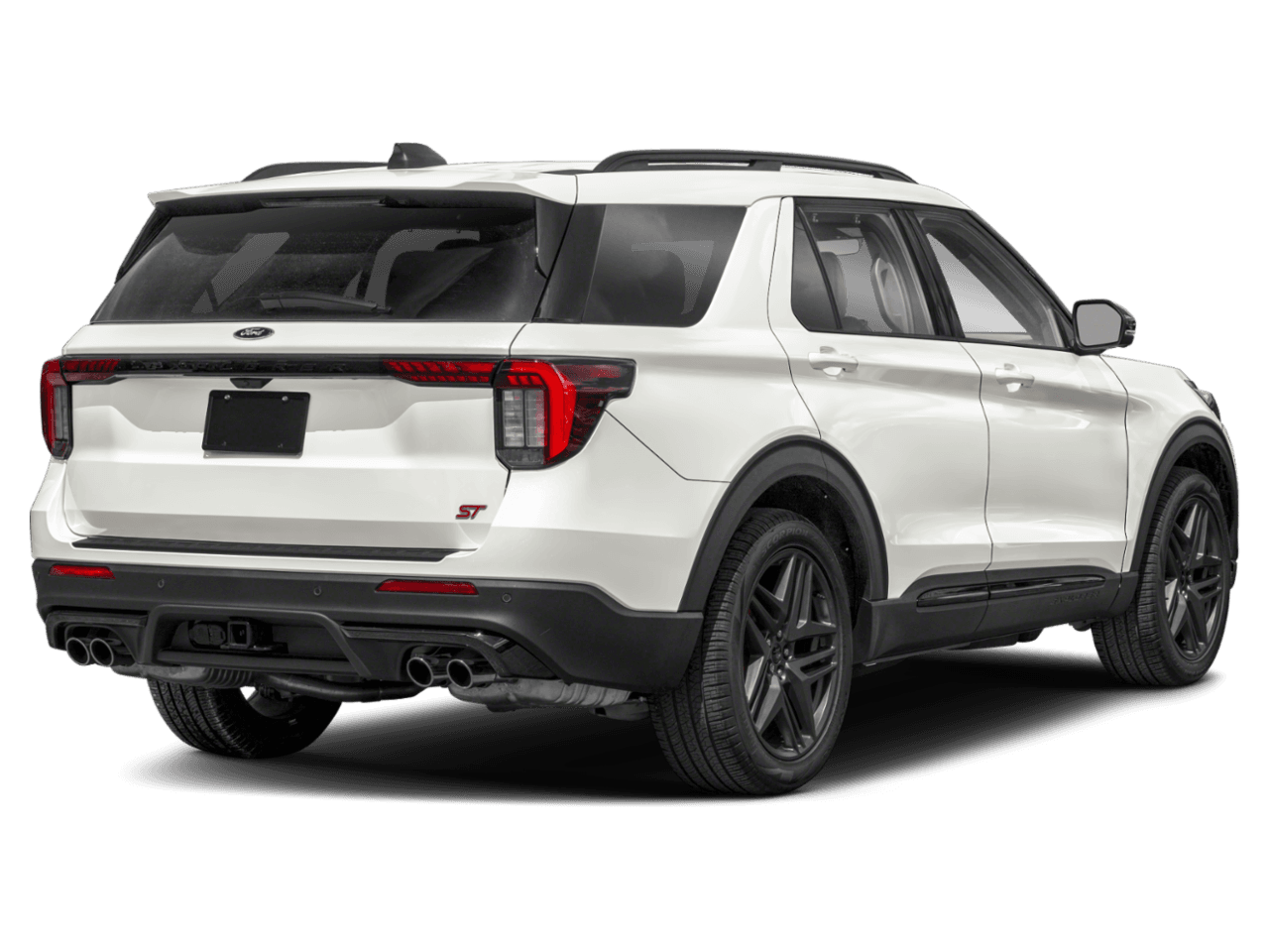 2025 Ford Explorer ST - Rear 3/4, facing to the right