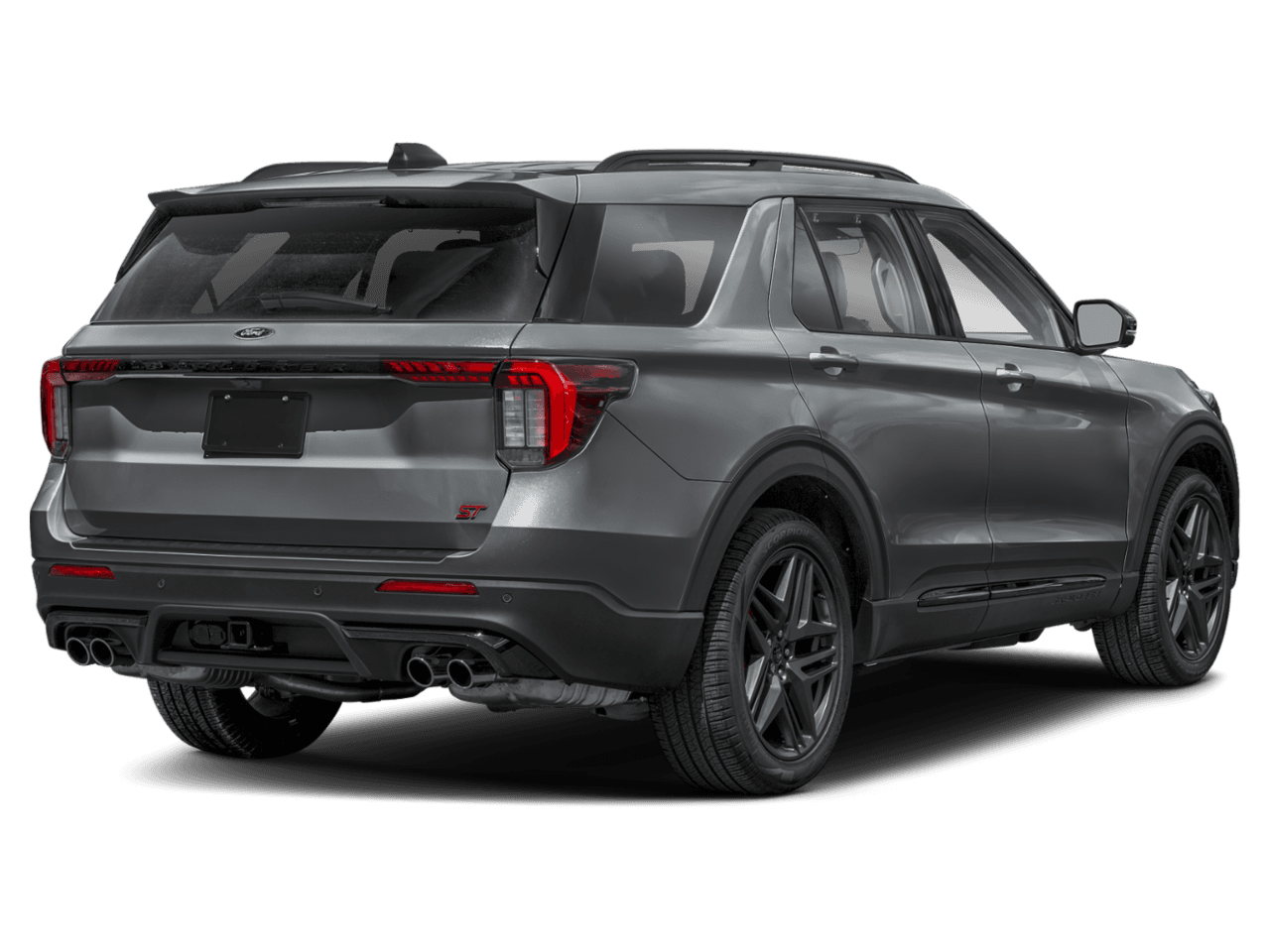2025 Ford Explorer ST - Rear 3/4, facing to the right