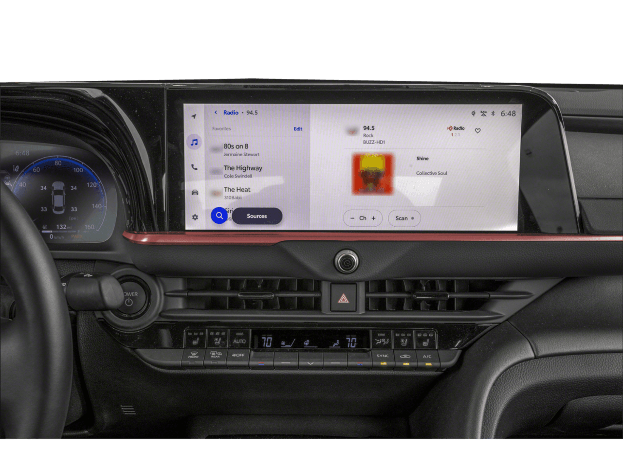 2025 Toyota Crown Nightshade - Interior Stereo System