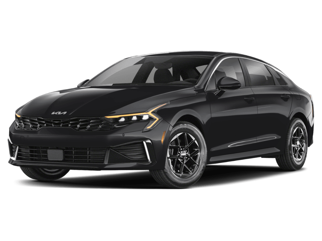 2025 Kia K5 LXS - Front 3/4, facing to the left