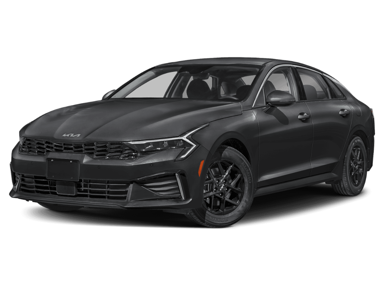 2025 Kia K5 LXS - Front 3/4, facing to the left