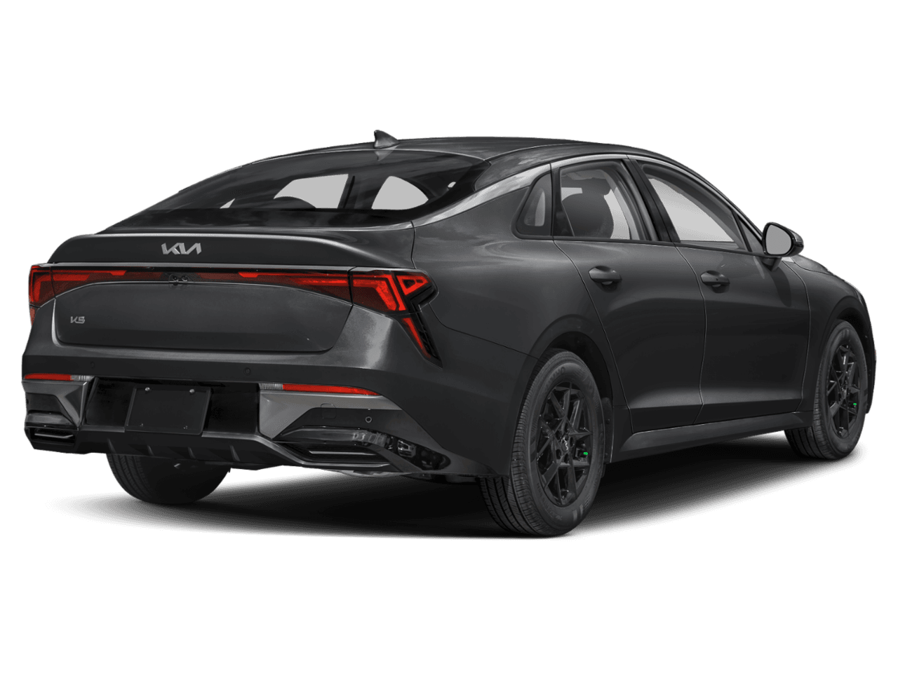 2025 Kia K5 LXS - Rear 3/4, facing to the right