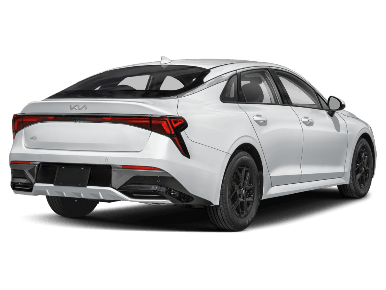 2025 Kia K5 LXS - Rear 3/4, facing to the right