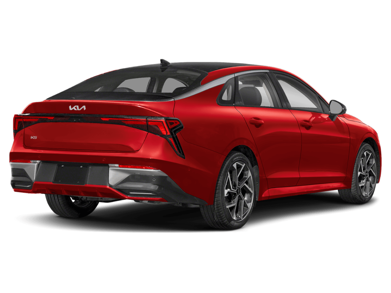 2025 Kia K5 EX - Rear 3/4, facing to the right