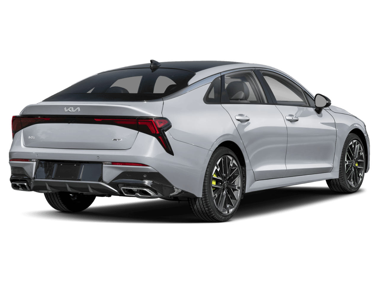 2025 Kia K5 GT - Rear 3/4, facing to the right