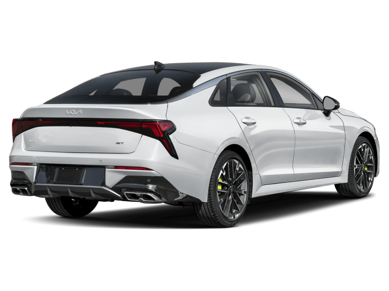 2025 Kia K5 GT - Rear 3/4, facing to the right