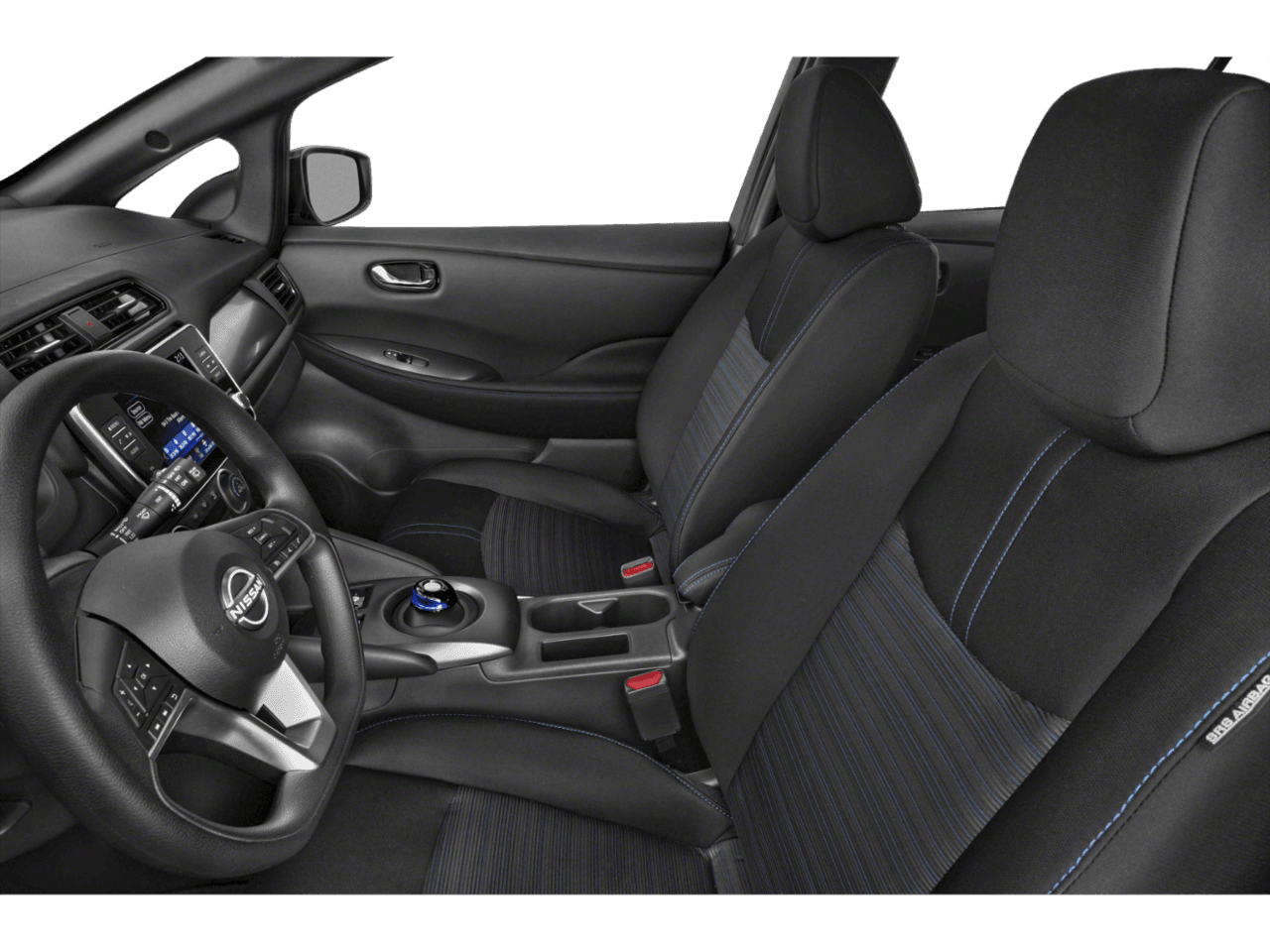 2025 Nissan LEAF S - Interior Driver's Side with Door Open, Front Seat Feature