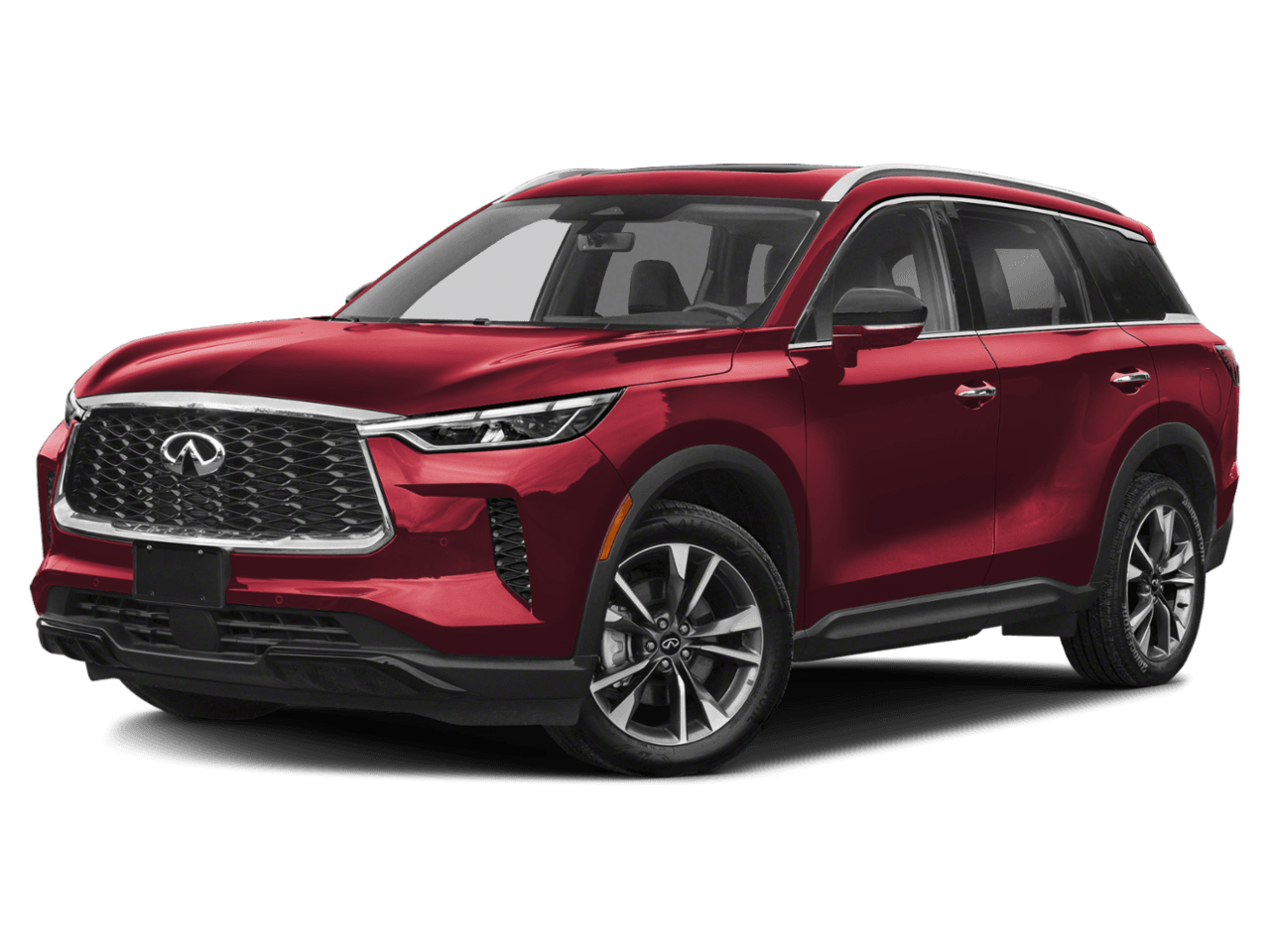 2025 INFINITI QX60 LUXE - Front 3/4, facing to the left