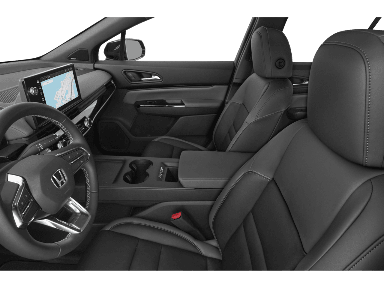 2024 Honda Prologue Touring - Interior Driver's Side with Door Open, Front Seat Feature