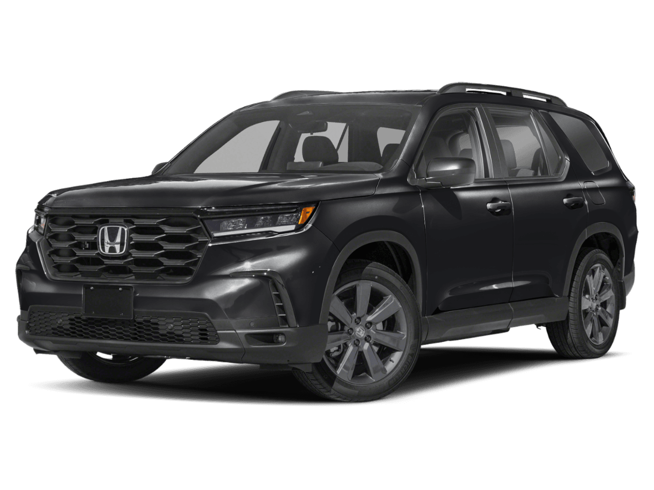 2025 Honda Pilot Sport - Front 3/4, facing to the left