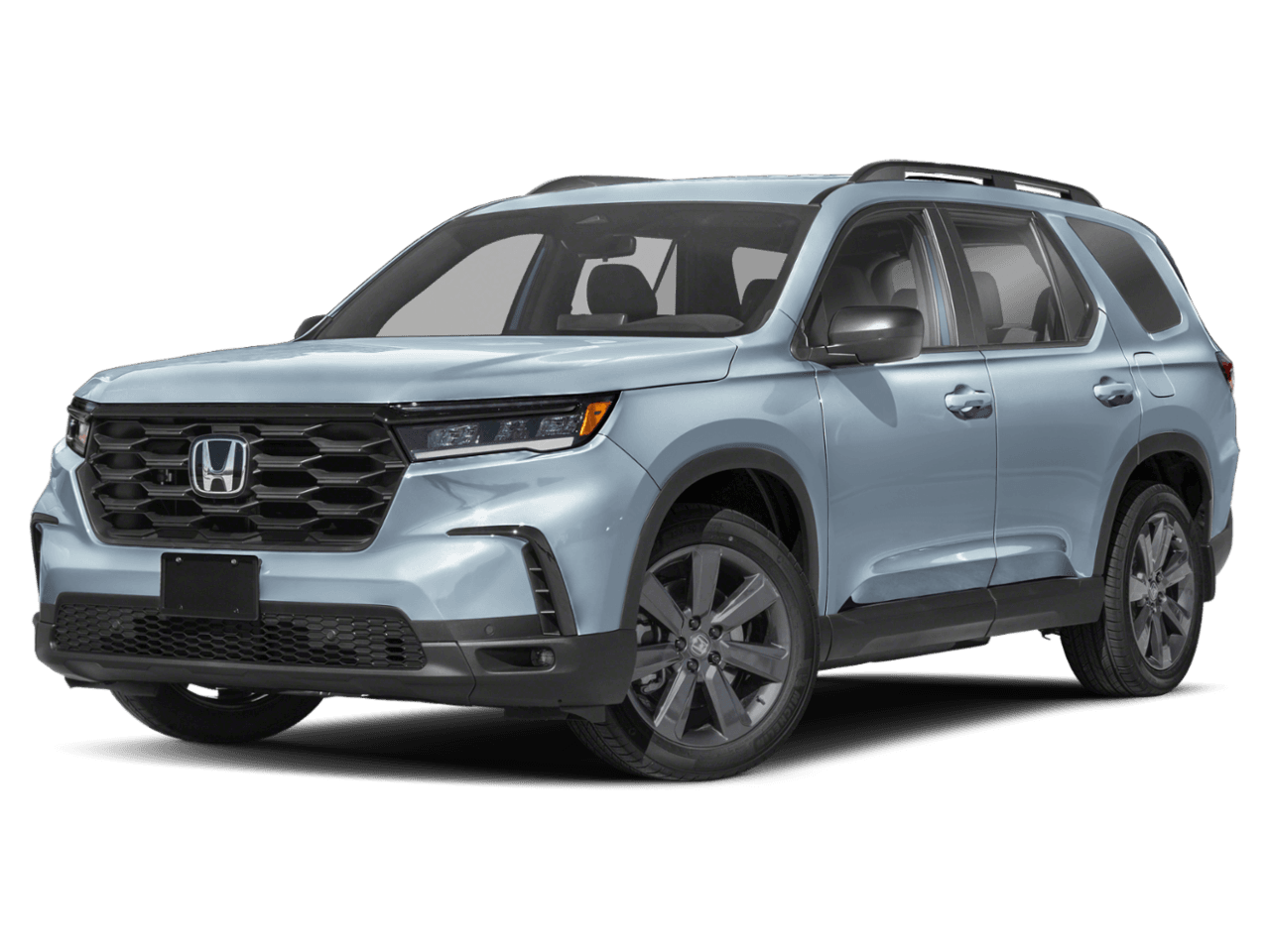 2025 Honda Pilot Sport - Front 3/4, facing to the left