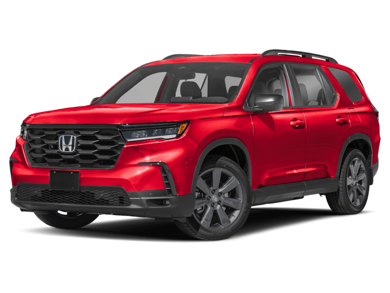 2025 Honda Pilot Sport - Front 3/4, facing to the left