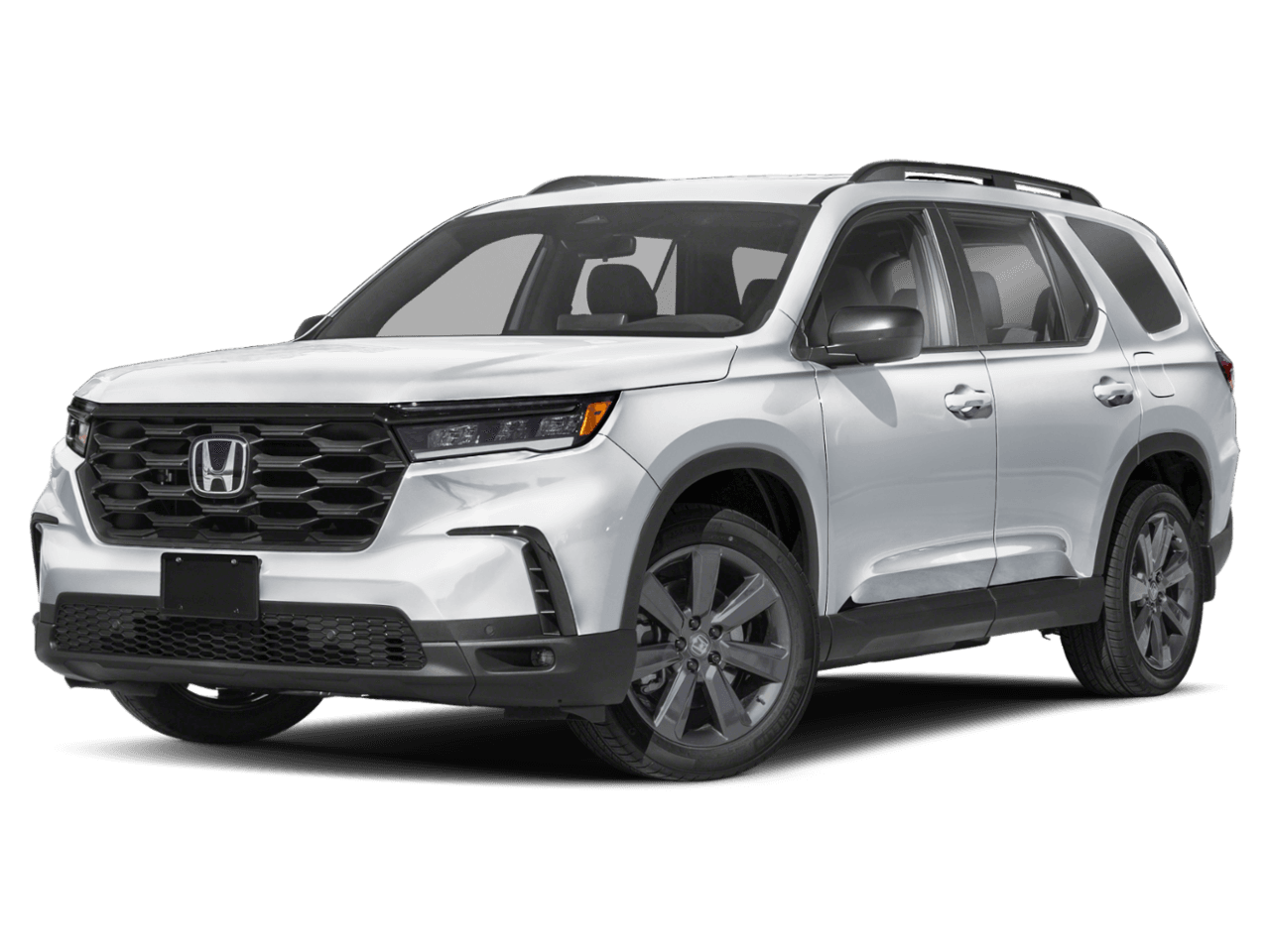 2025 Honda Pilot Sport - Front 3/4, facing to the left