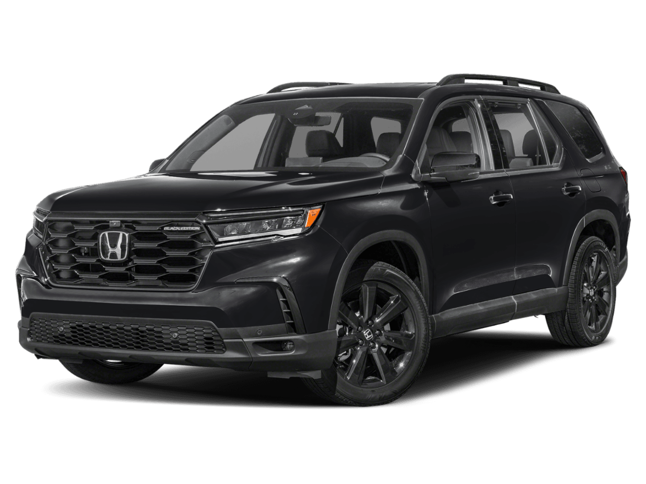 2025 Honda Pilot Black Edition - Front 3/4, facing to the left