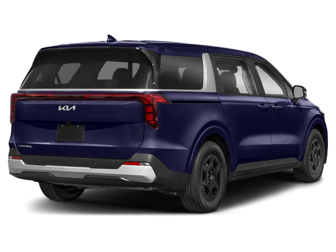 2025 Kia Carnival LXS - Rear 3/4, facing to the right