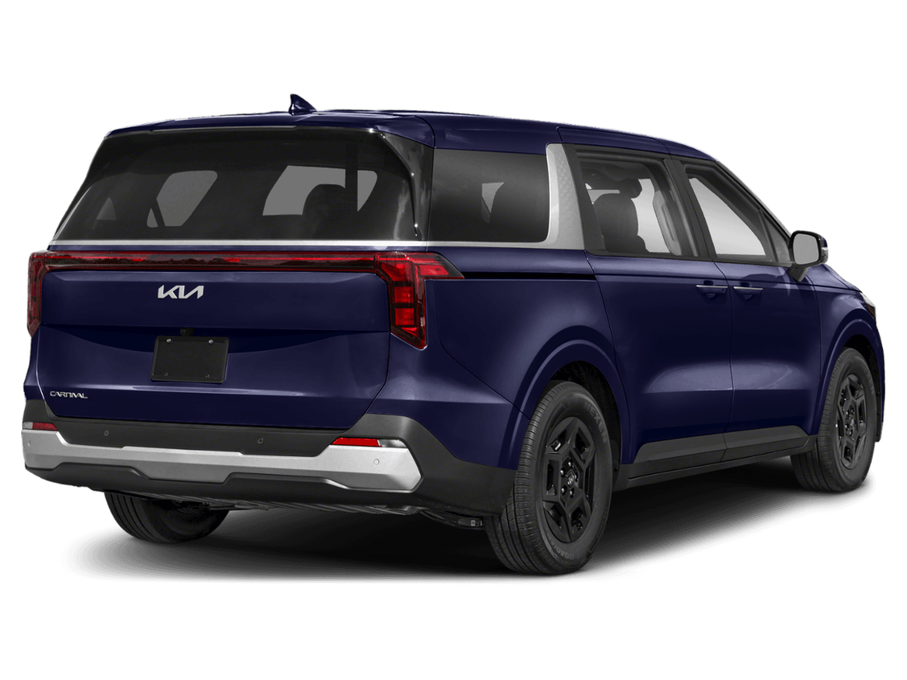 2025 Kia Carnival LXS - Rear 3/4, facing to the right