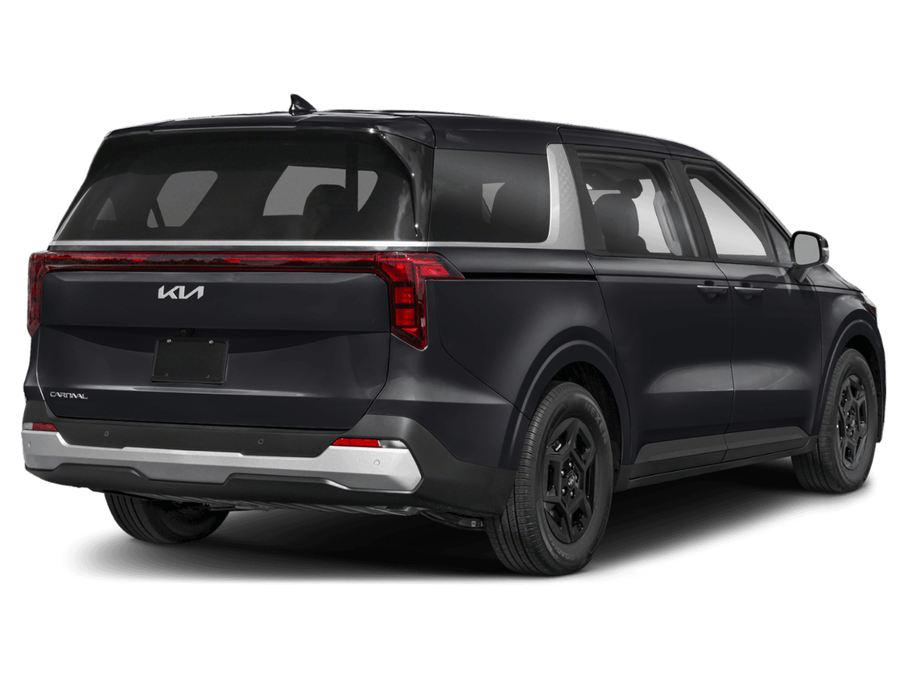 2025 Kia Carnival LXS - Rear 3/4, facing to the right