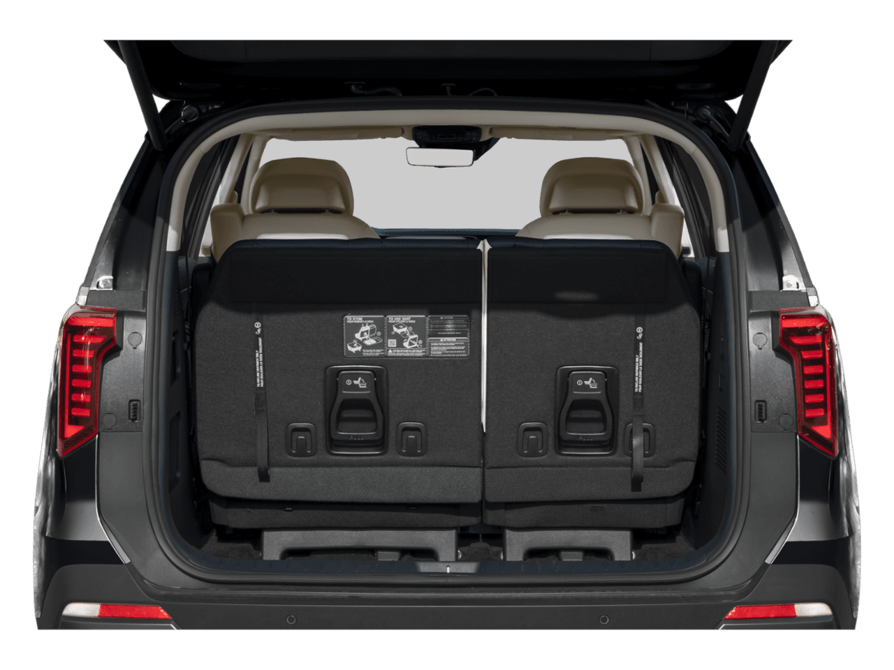 2025 Kia Carnival SX Prestige - Interior Trunk with Hatch Open Feature