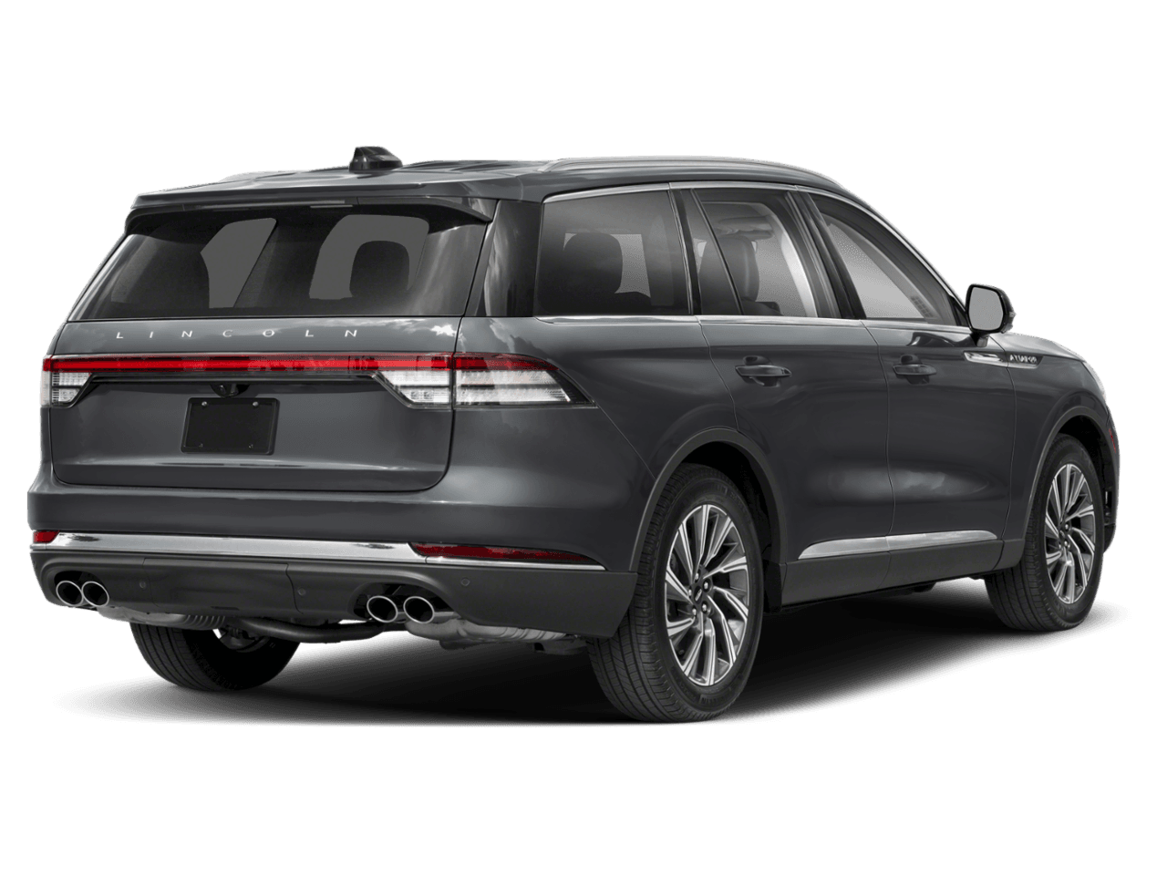 2025 Lincoln Aviator Premiere - Rear 3/4, facing to the right