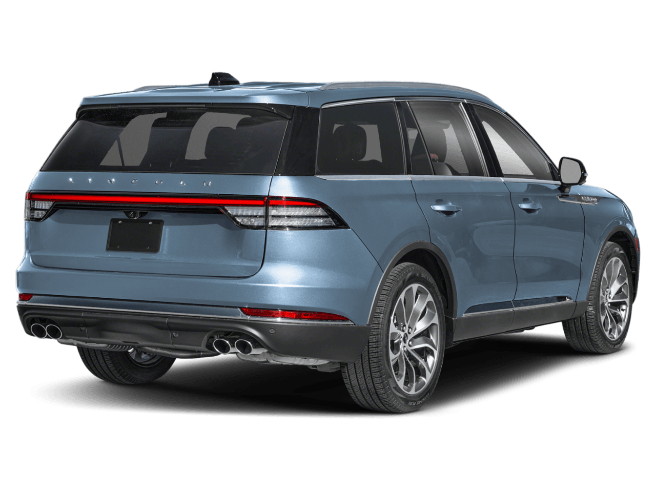 2025 Lincoln Aviator Reserve - Rear 3/4, facing to the right