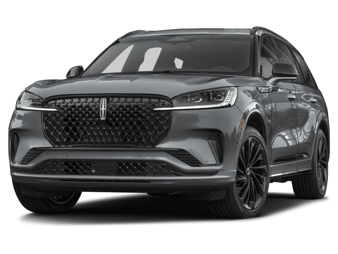 2025 Lincoln Aviator Black Label - Front 3/4, facing to the left