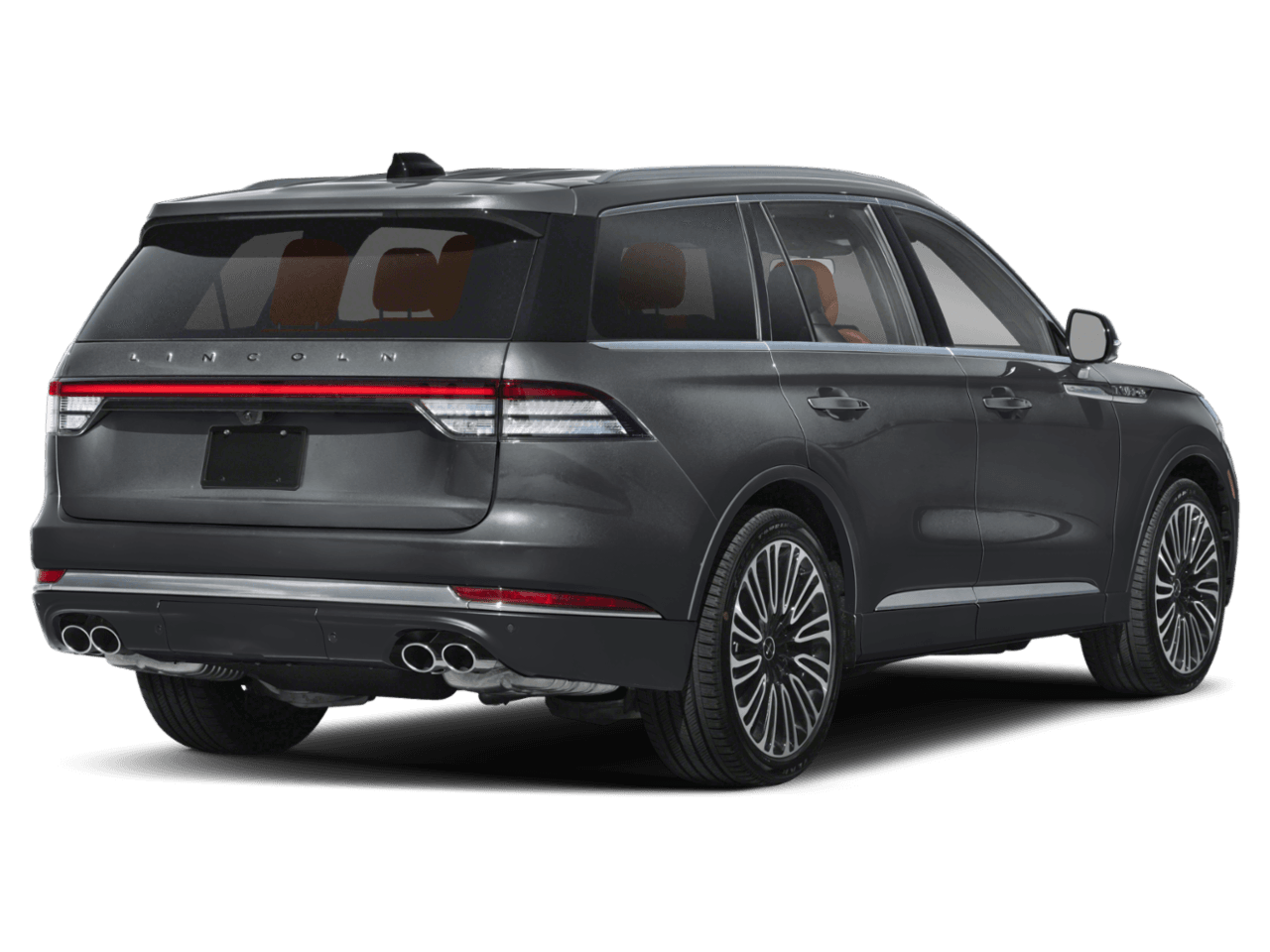 2025 Lincoln Aviator Black Label - Rear 3/4, facing to the right