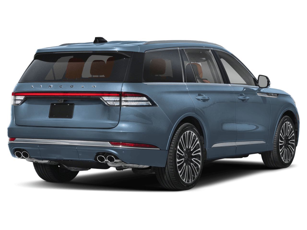 2025 Lincoln Aviator Black Label - Rear 3/4, facing to the right