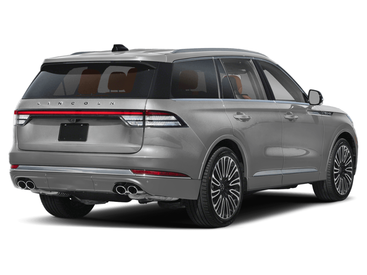 2025 Lincoln Aviator Black Label - Rear 3/4, facing to the right