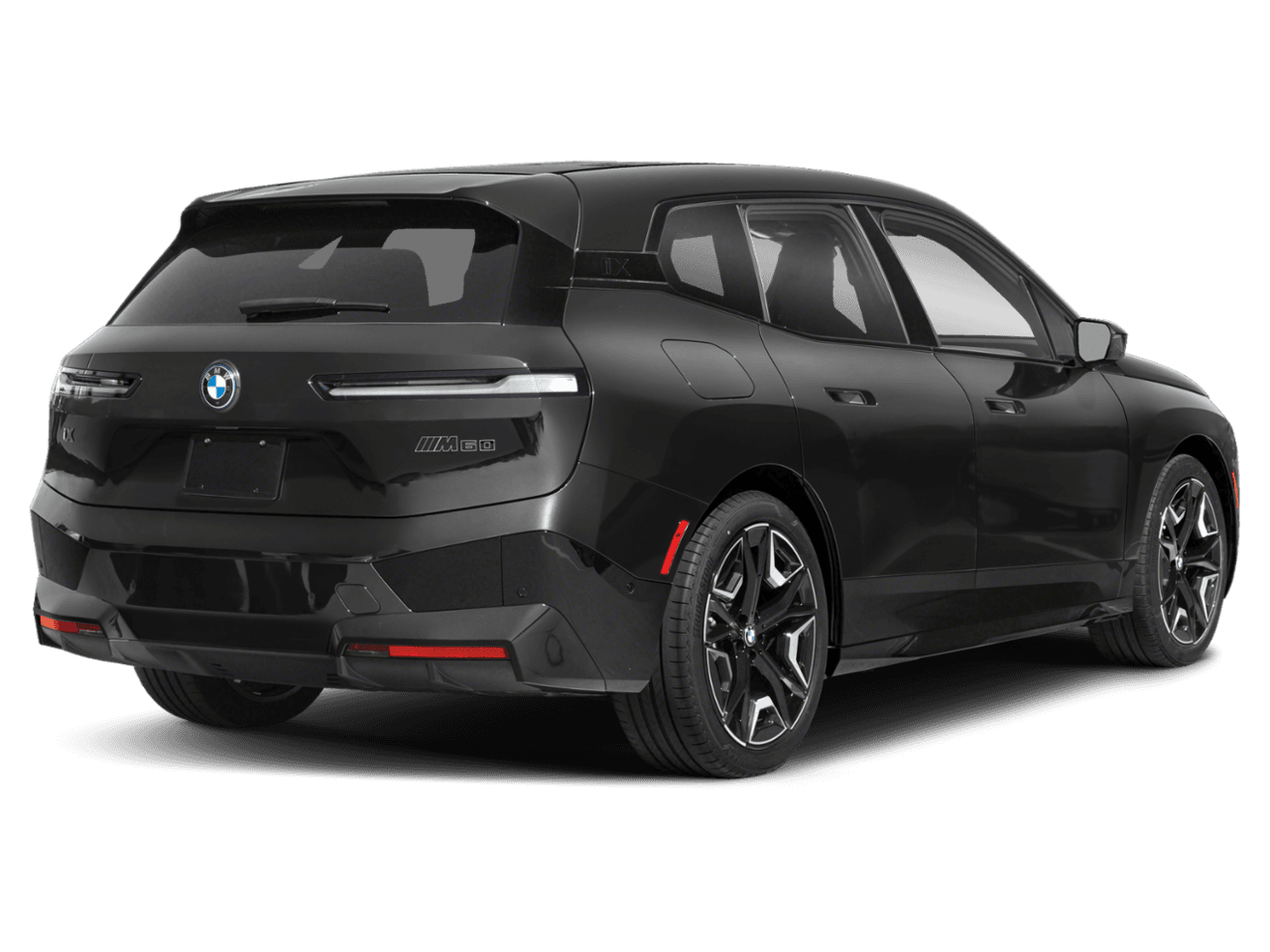 2025 BMW iX xDrive50 - Rear 3/4, facing to the right