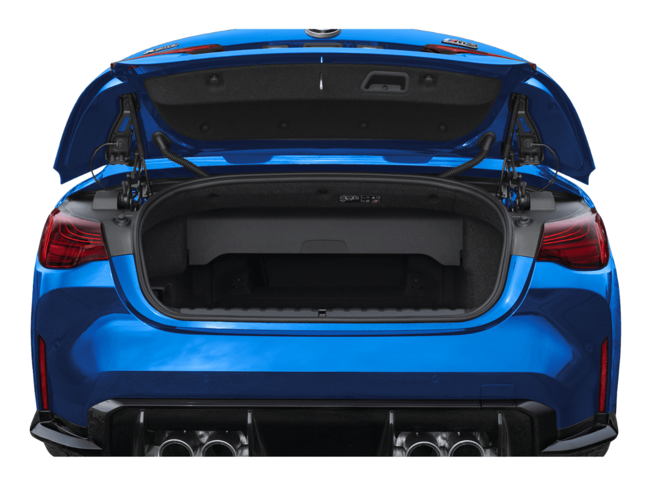 2025 BMW M4 Competition xDrive - Interior Trunk with Hatch Open Feature