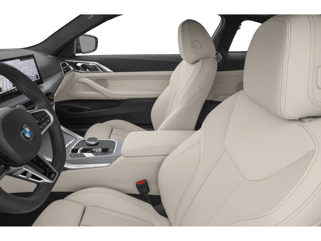 2025 BMW 4 Series M440i xDrive - Interior Driver's Side with Door Open, Front Seat Feature