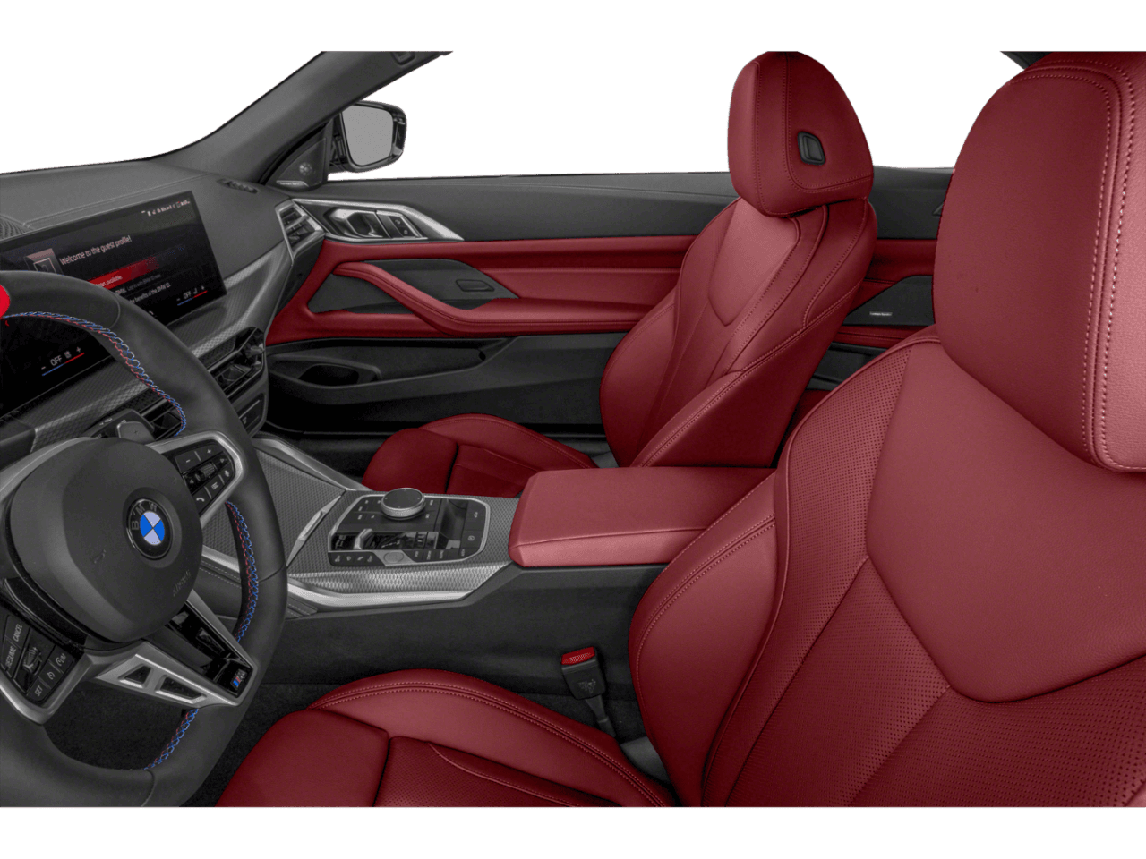 2025 BMW 4 Series M440i - Interior Driver's Side with Door Open, Front Seat Feature