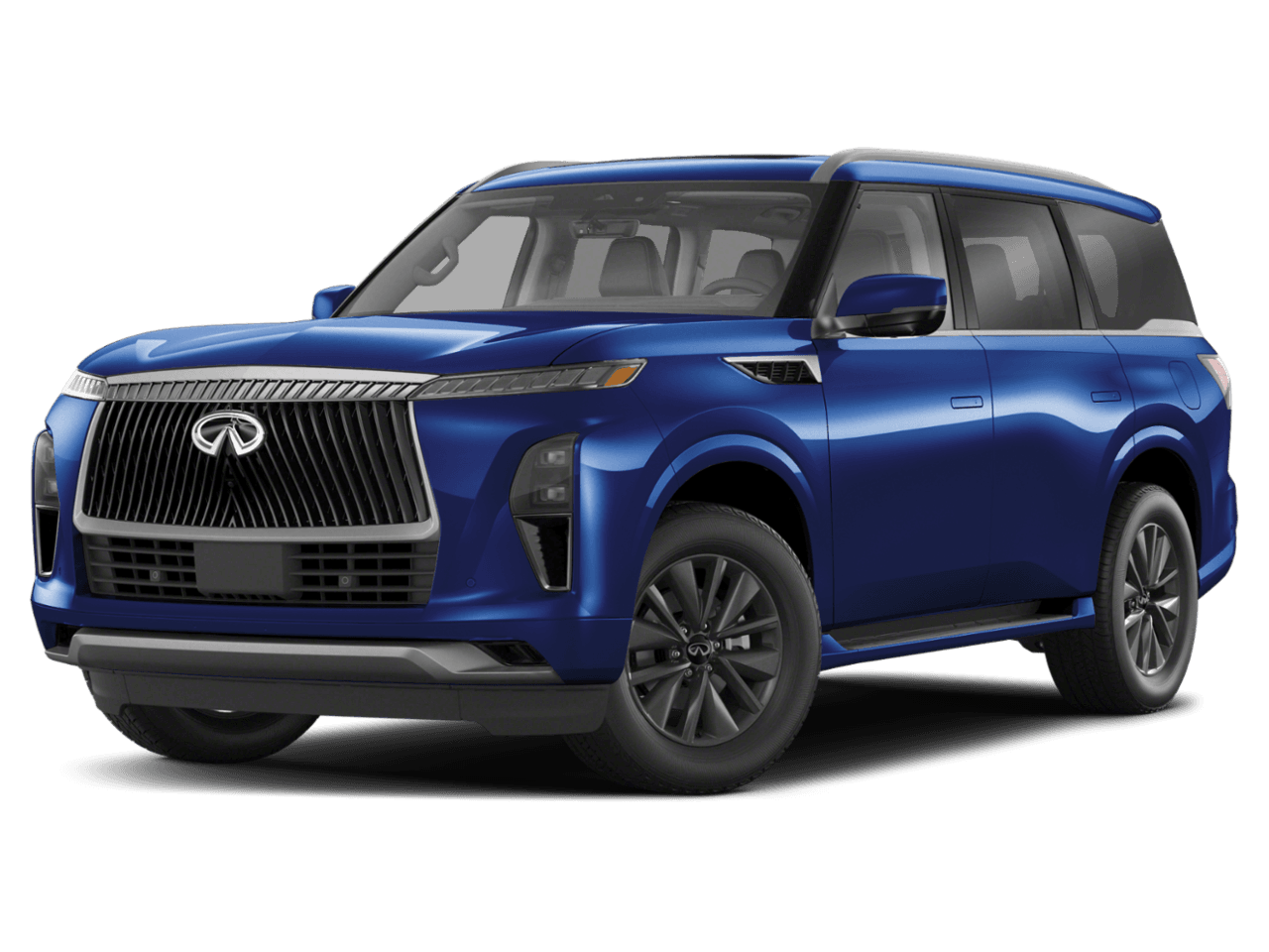 2025 INFINITI QX80 PURE - Front 3/4, facing to the left